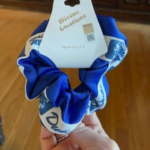Brand new DUKE Blue Devils scrunchie